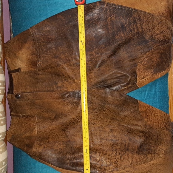 Vintage brown genuine leather pants - Picture 11 of 11